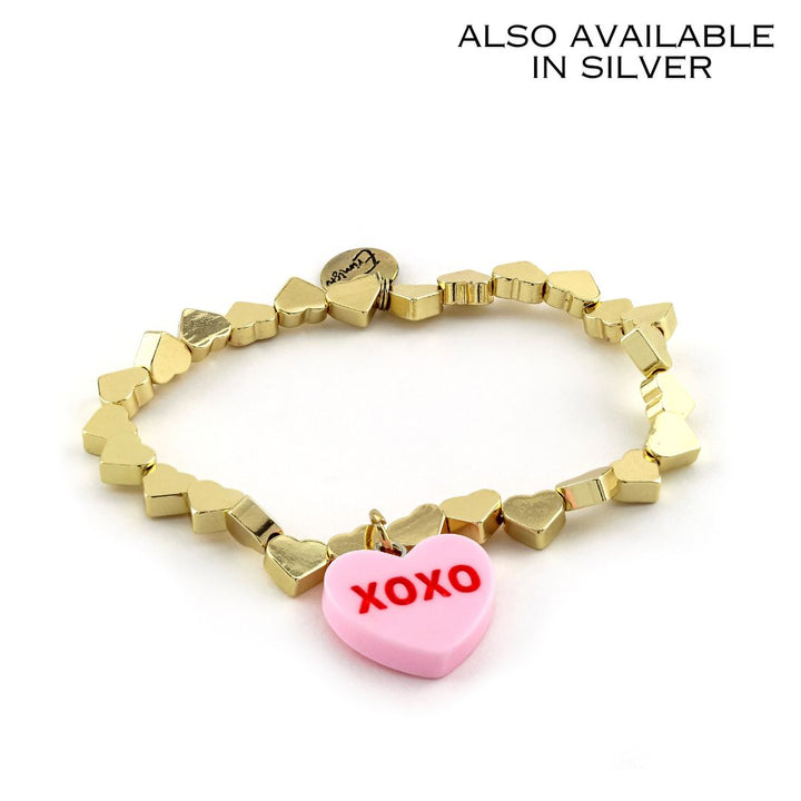 Plus Size Candy Heart Bracelet