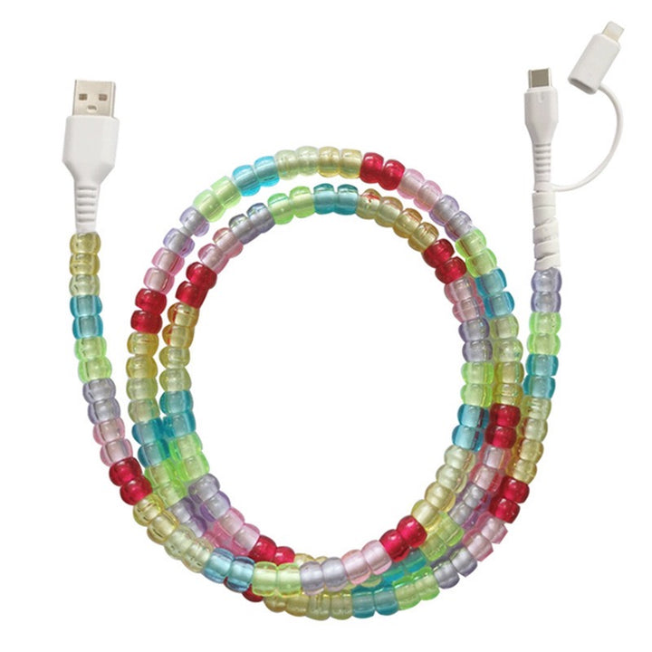 Beaded Phone Charger Candyland