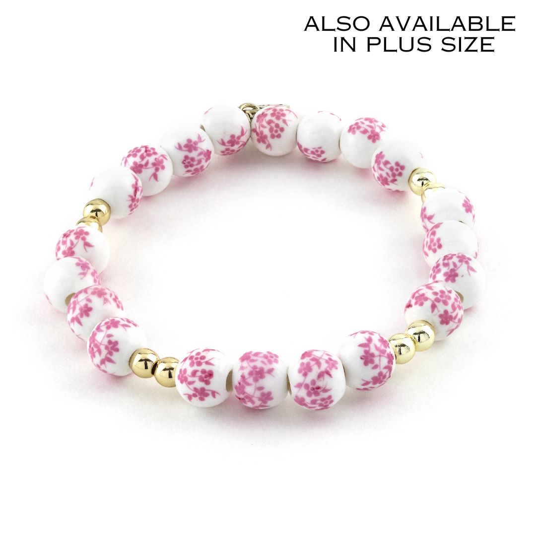 Cherry Blossom Bracelet Pink