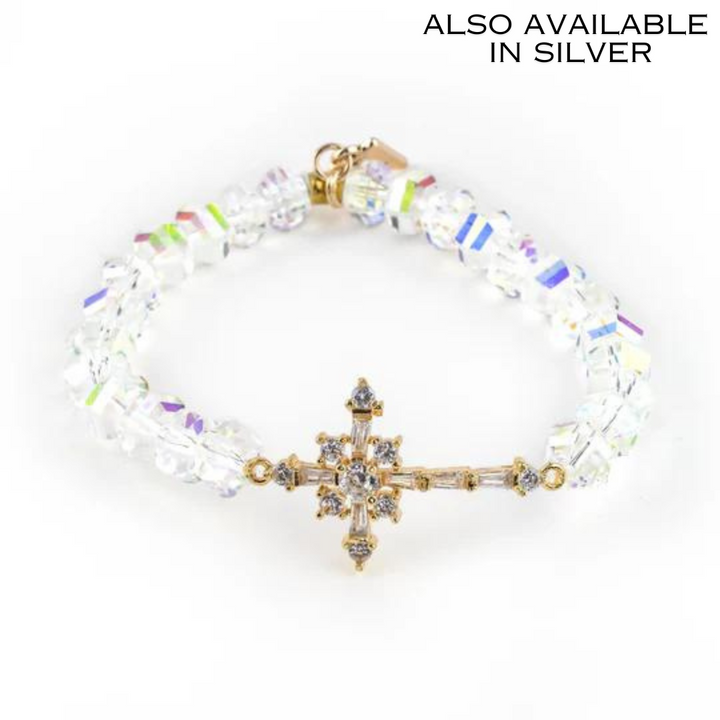 Cross Crystal Bracelet