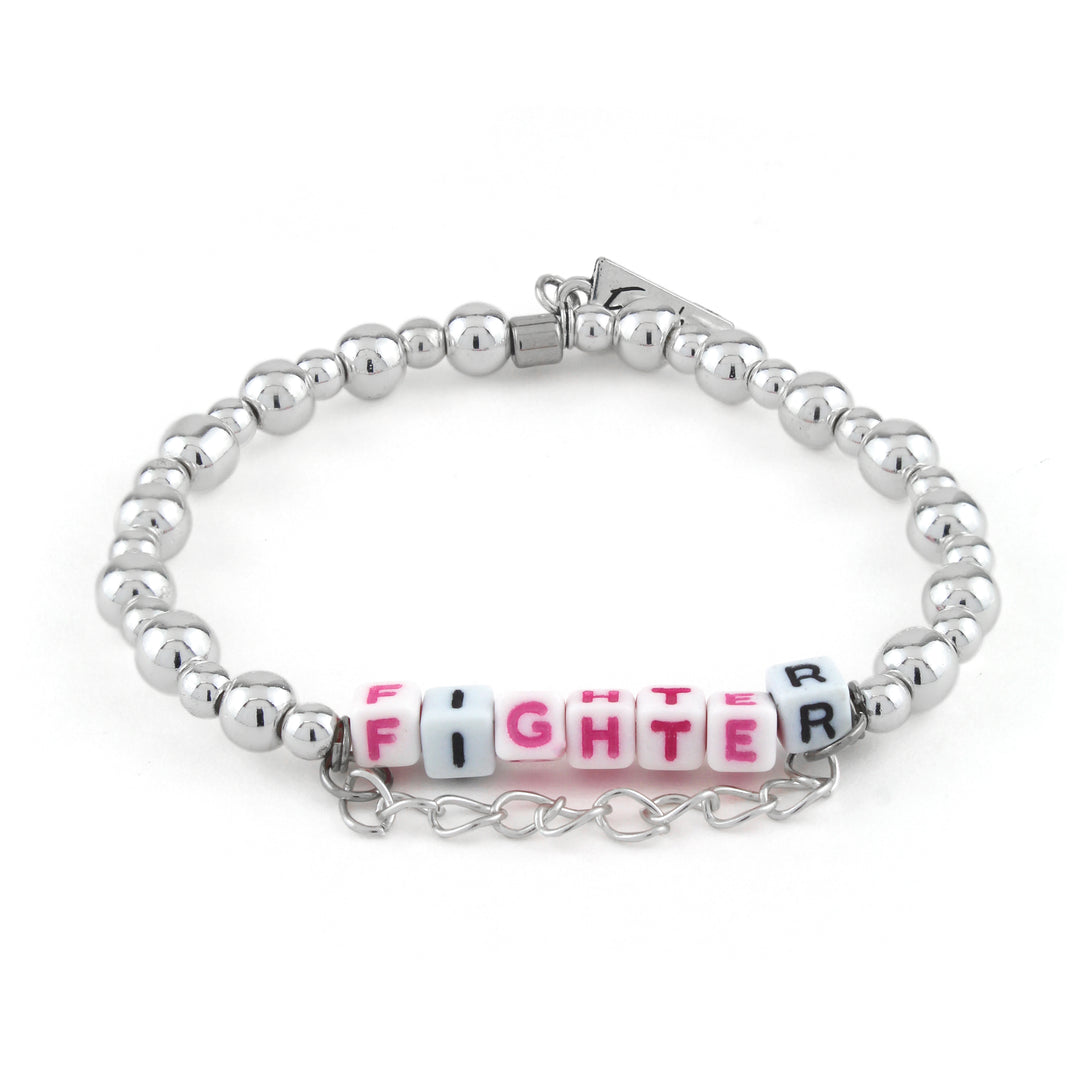 Breast Cancer Fighter Chain Bracelet