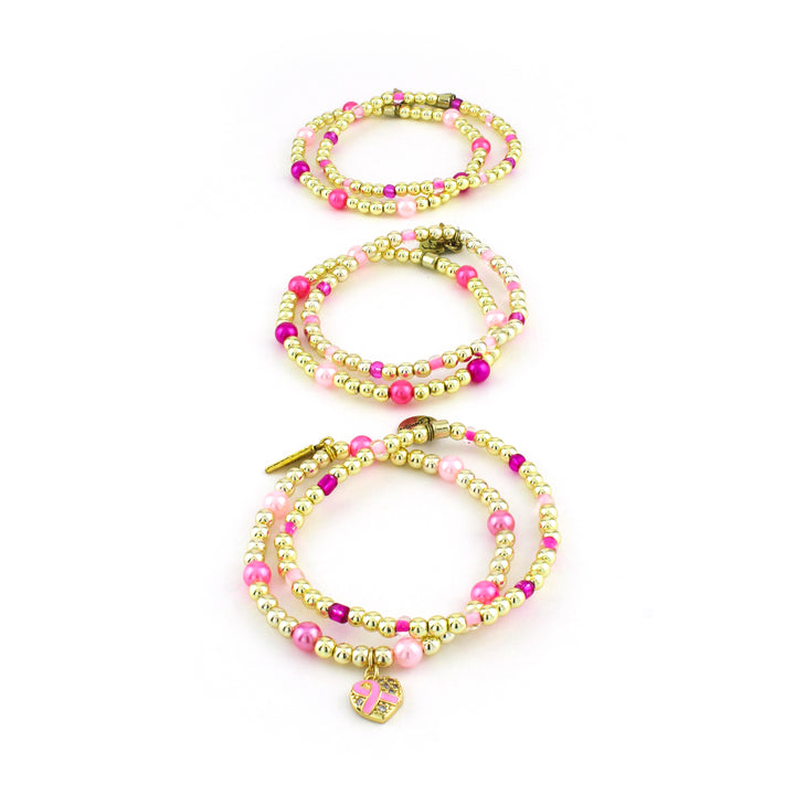 Plus Size Tatum Starter Stack Breast Cancer Gold