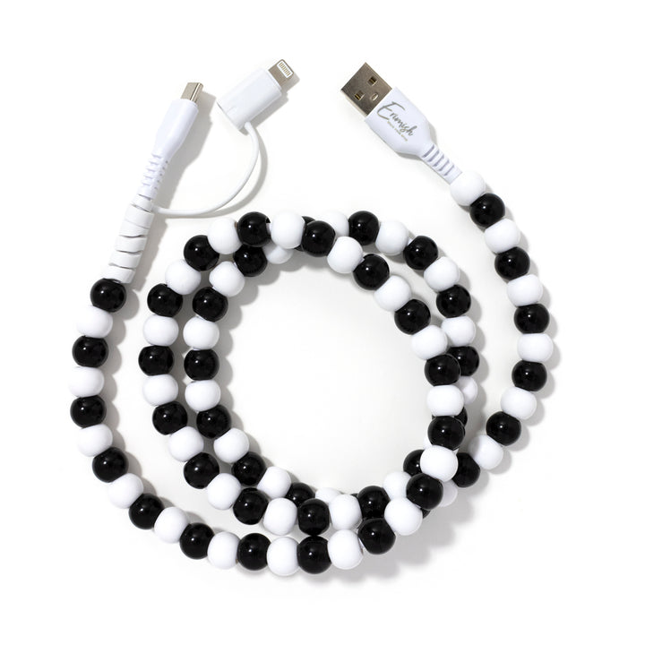 Beaded Phone Charger Oreo