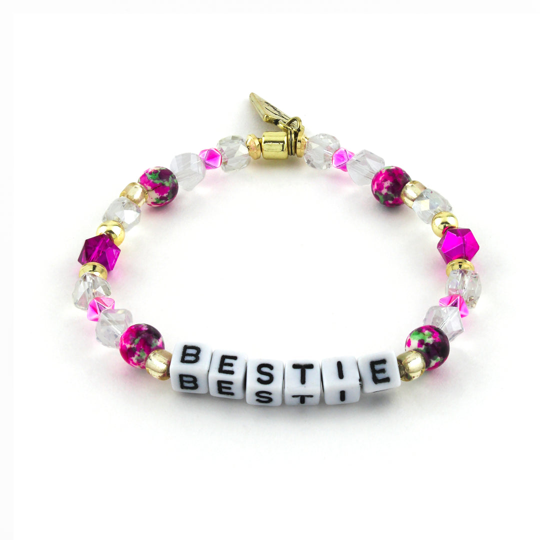 Kids Bestie Custom Bracelet Magenta