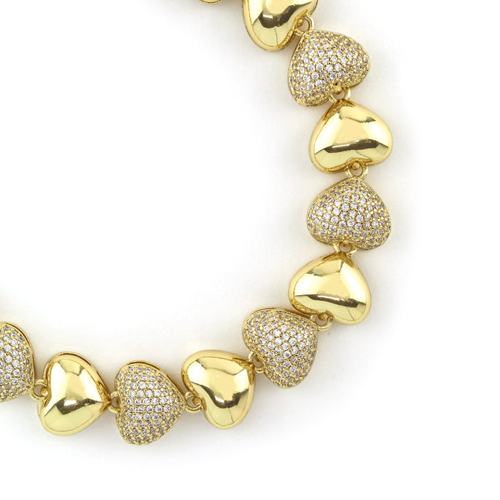 Bubbles Heart Bracelet