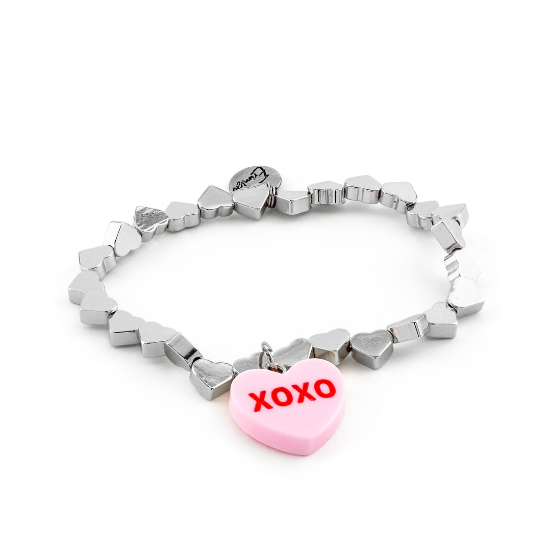 Plus Size Candy Heart Bracelet