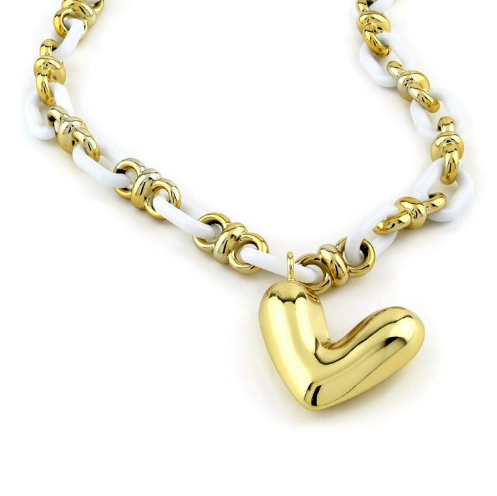 Chunky Love Necklace Gold