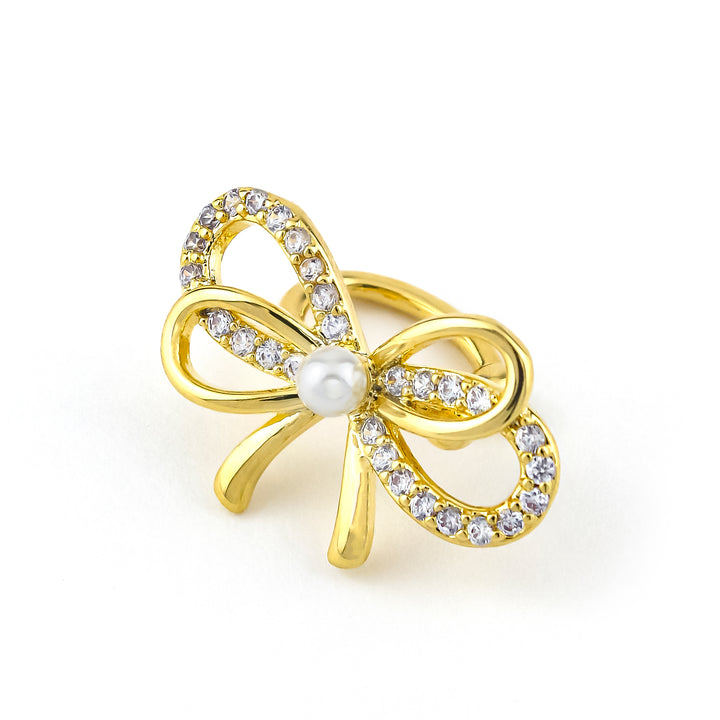 Double Bow Ear Cuff