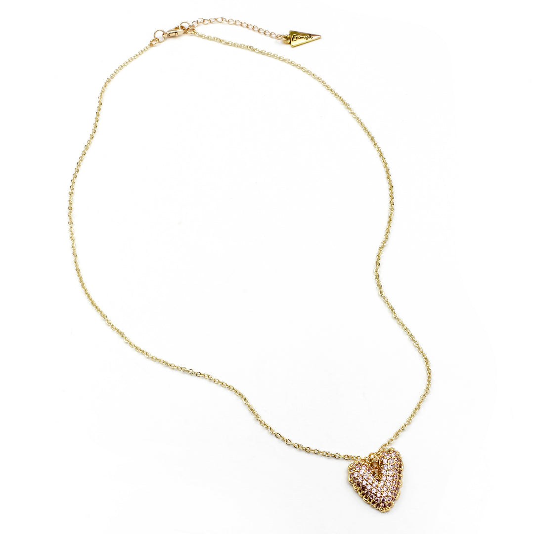 Zircon Heart Necklace