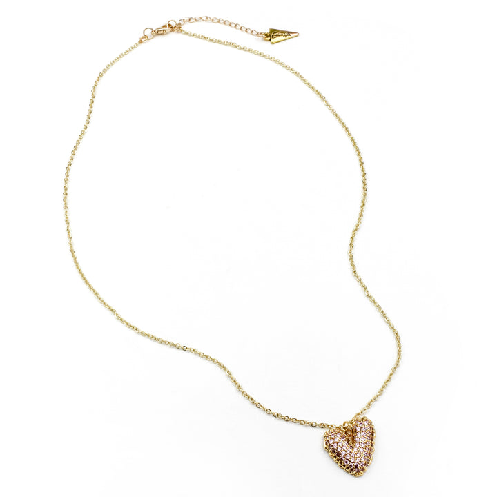 Zircon Heart Necklace