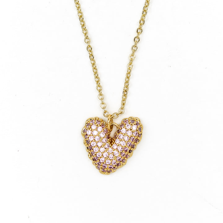 Zircon Heart Necklace