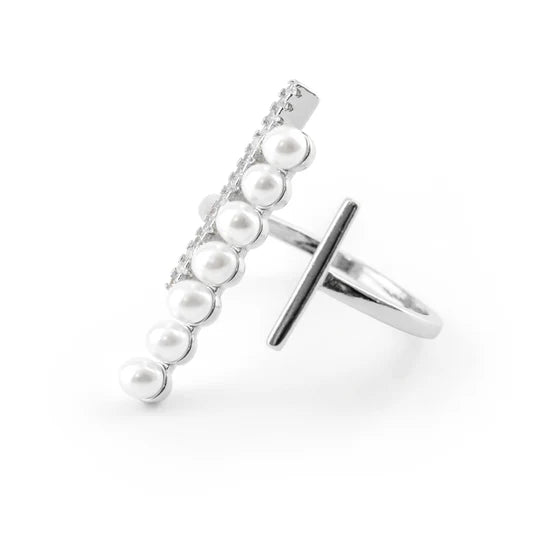 Pearl Bar Ring