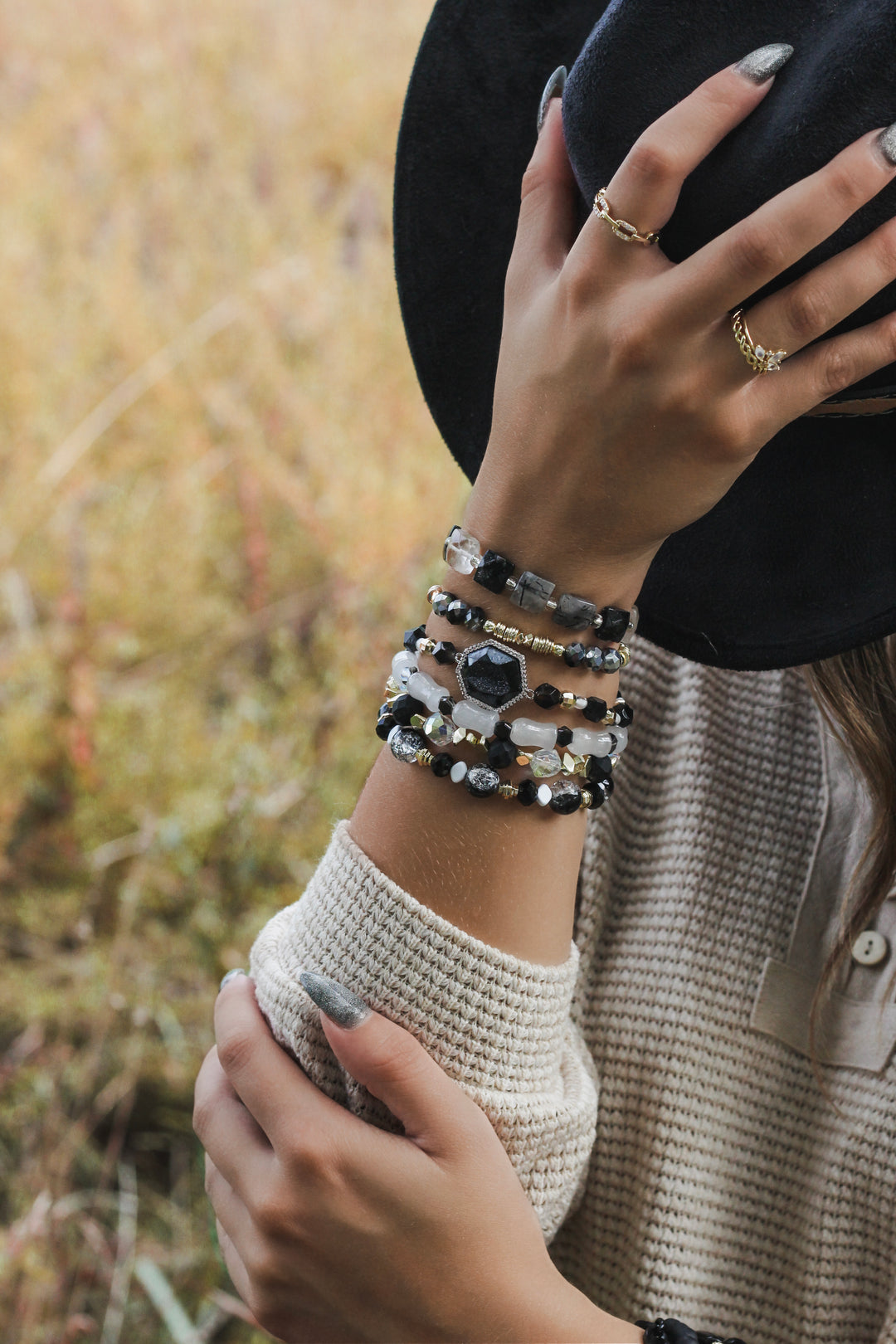 Raven Bracelet Stack