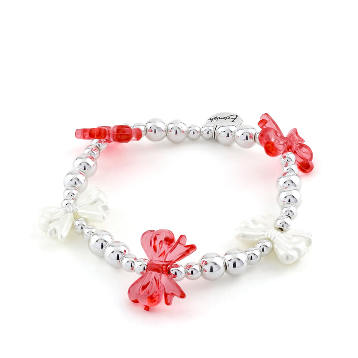 Plus Size Bow Bracelet Red