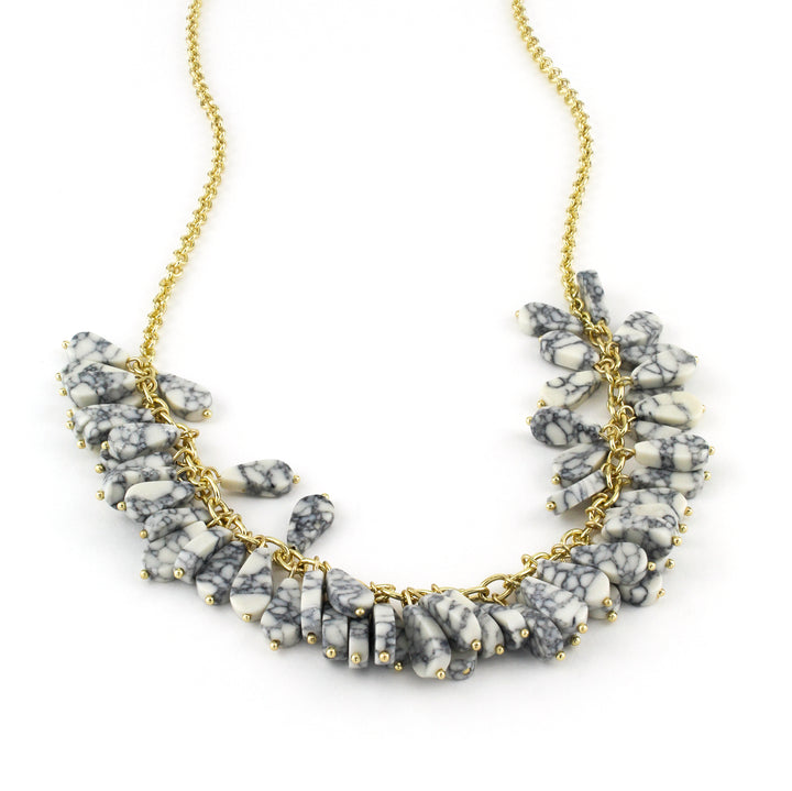 Riviera Necklace White