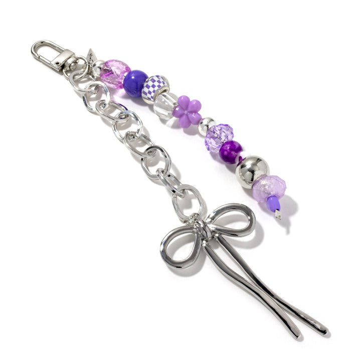 Bag Charm Bow Silver