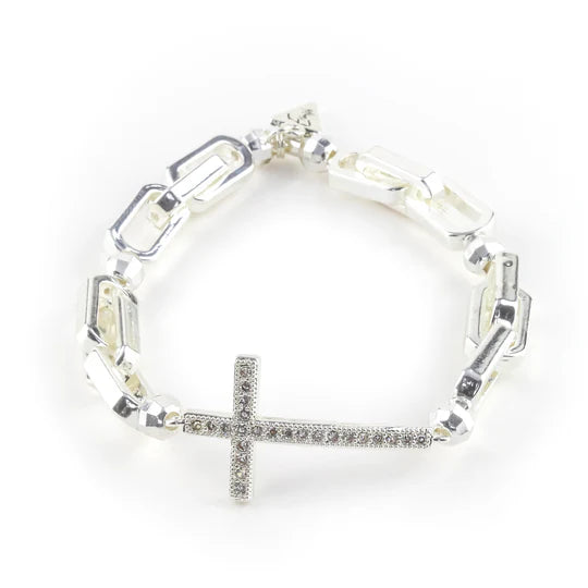 Cross Chain Bracelet