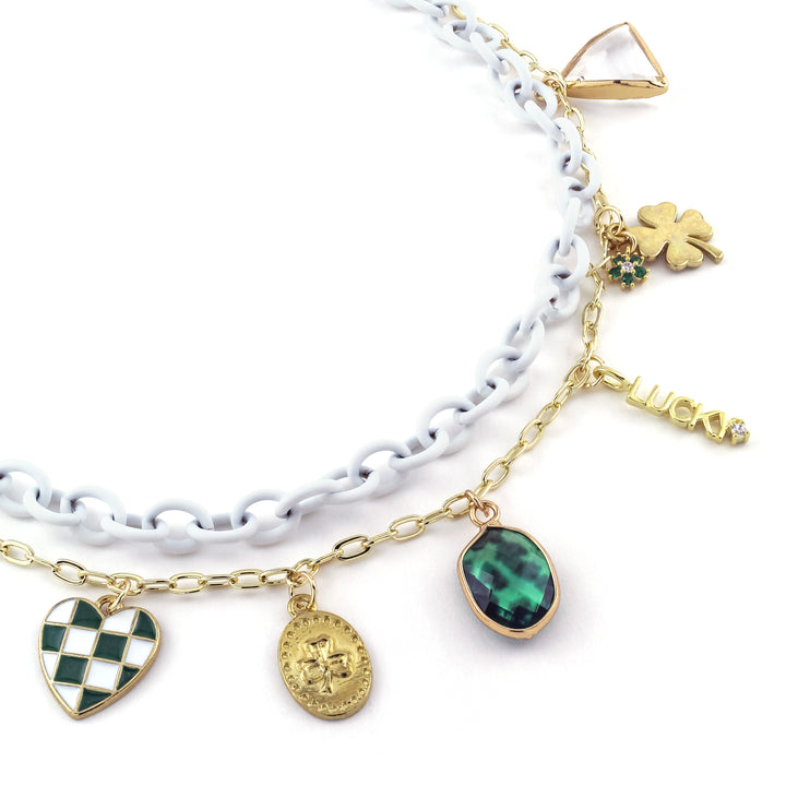 St. Patrick's Day Charm Necklace