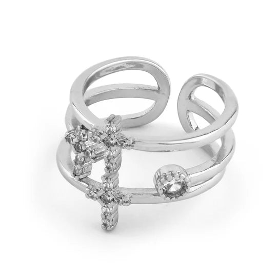 Triple Cross Ring