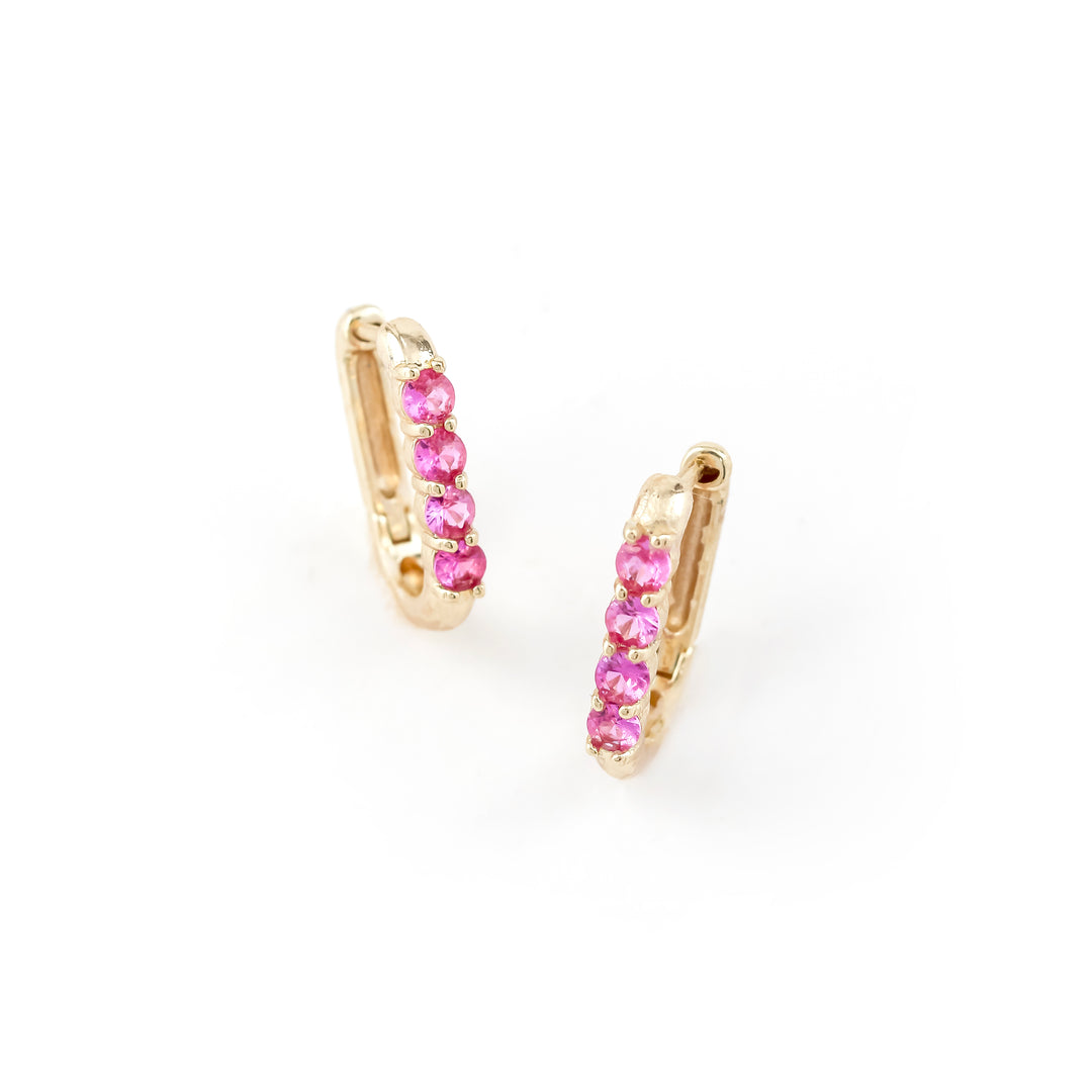 Cayman Earrings Hot Pink