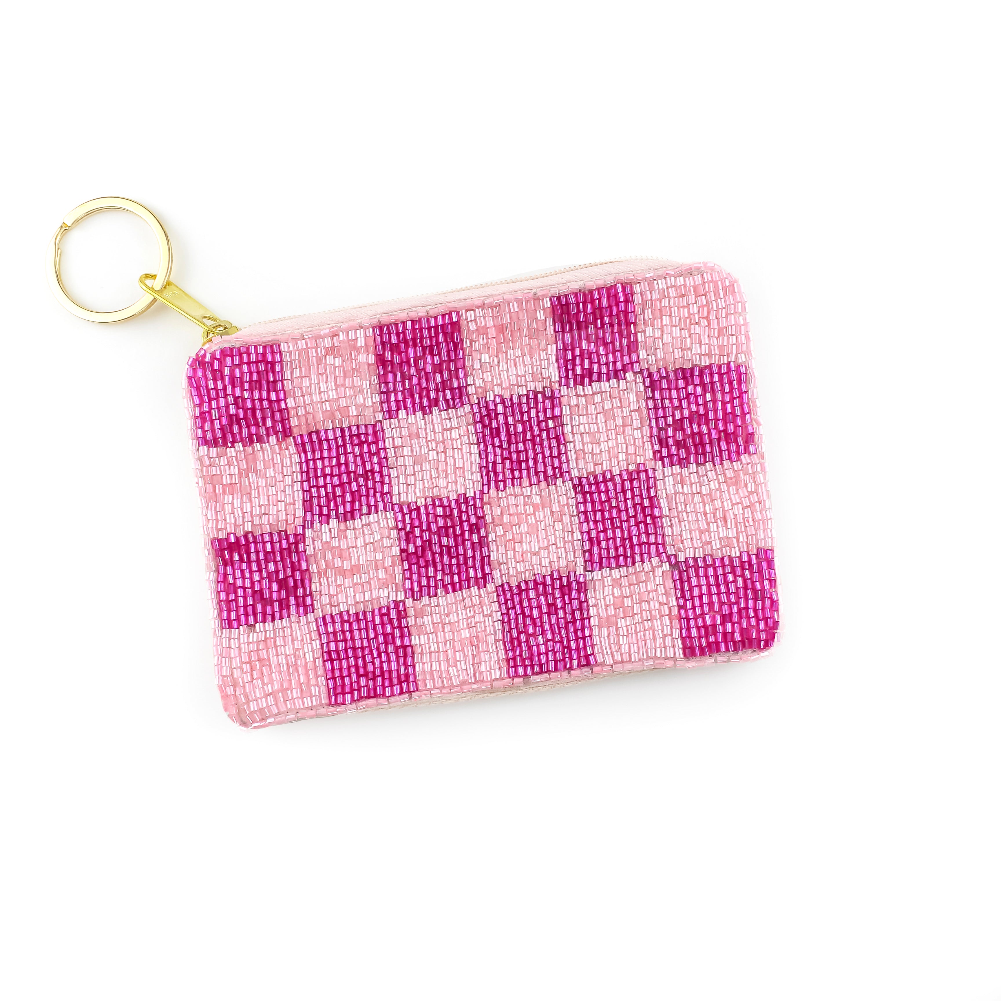 Checkered Key Chain Pouch Erimish